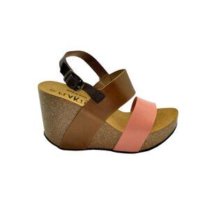 Plakton Women's Comfort Sandals – Iround Vaquetilla in Rose Pink/Brown | Soft Le